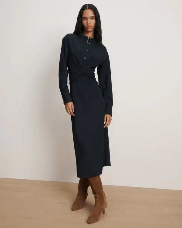 Ellers Midi Shirtdress Dress