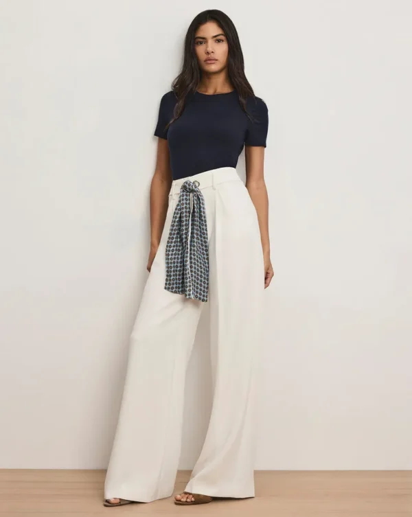 Tai Belted Wide-Leg Pant