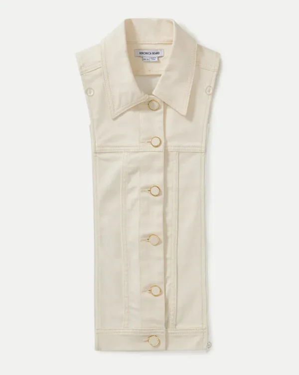 Slate Cotton Twill Dickey