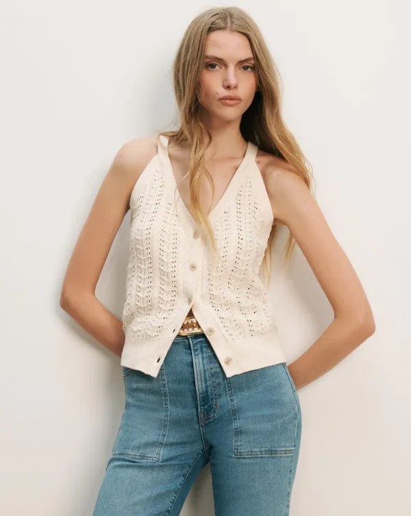 Leonora Pointelle Tank Top
