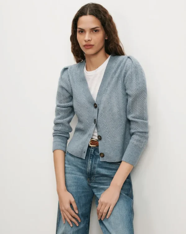 Solene Pointelle Cardigan