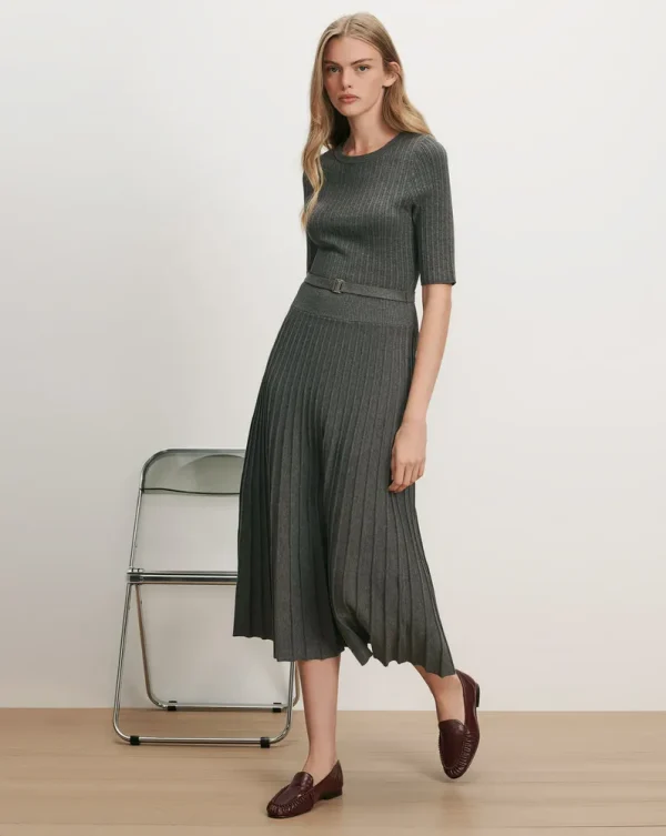 Elthea Belted Midi Dress