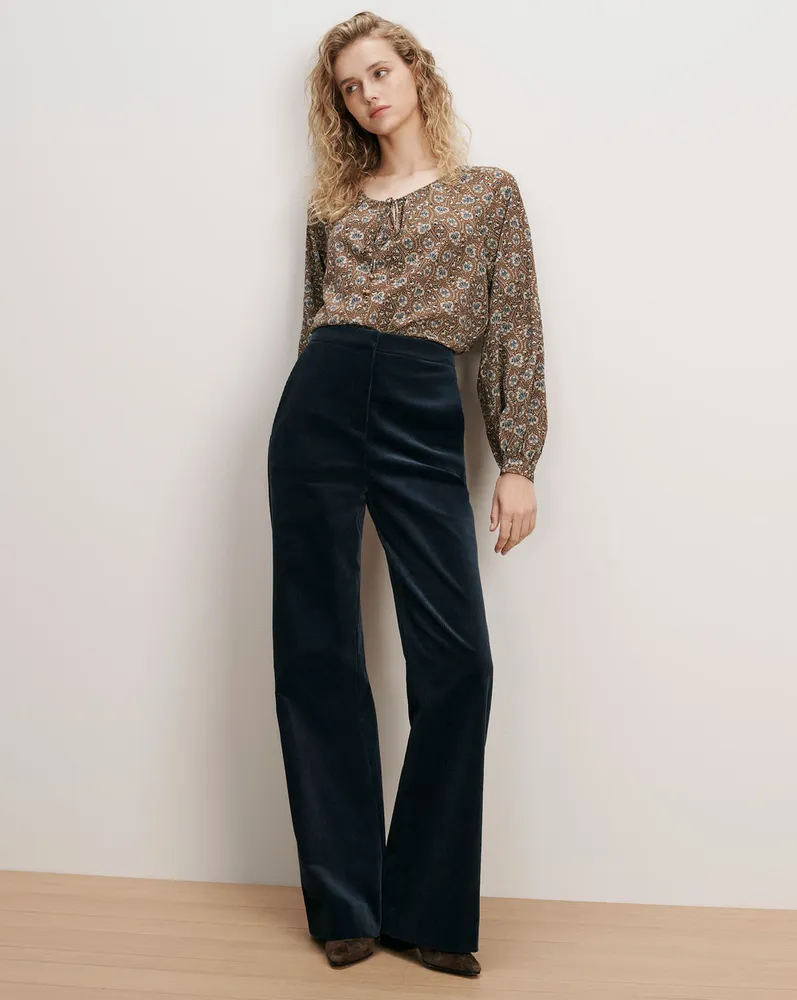 Holt Corduroy Wide-Leg Pant