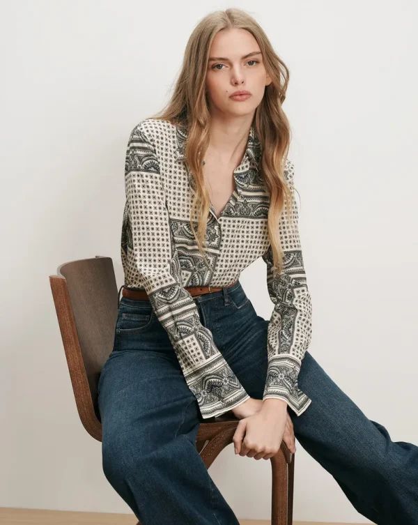 Monique Button-Down Blouse