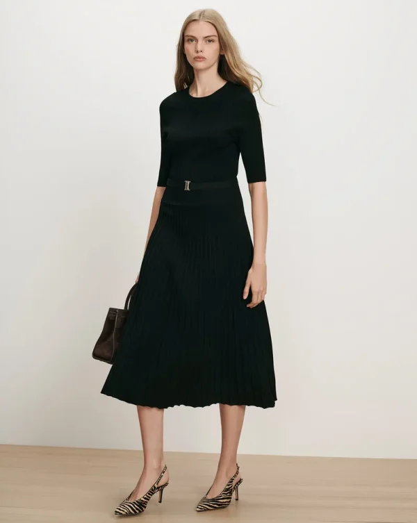Elthea Belted Midi Dress