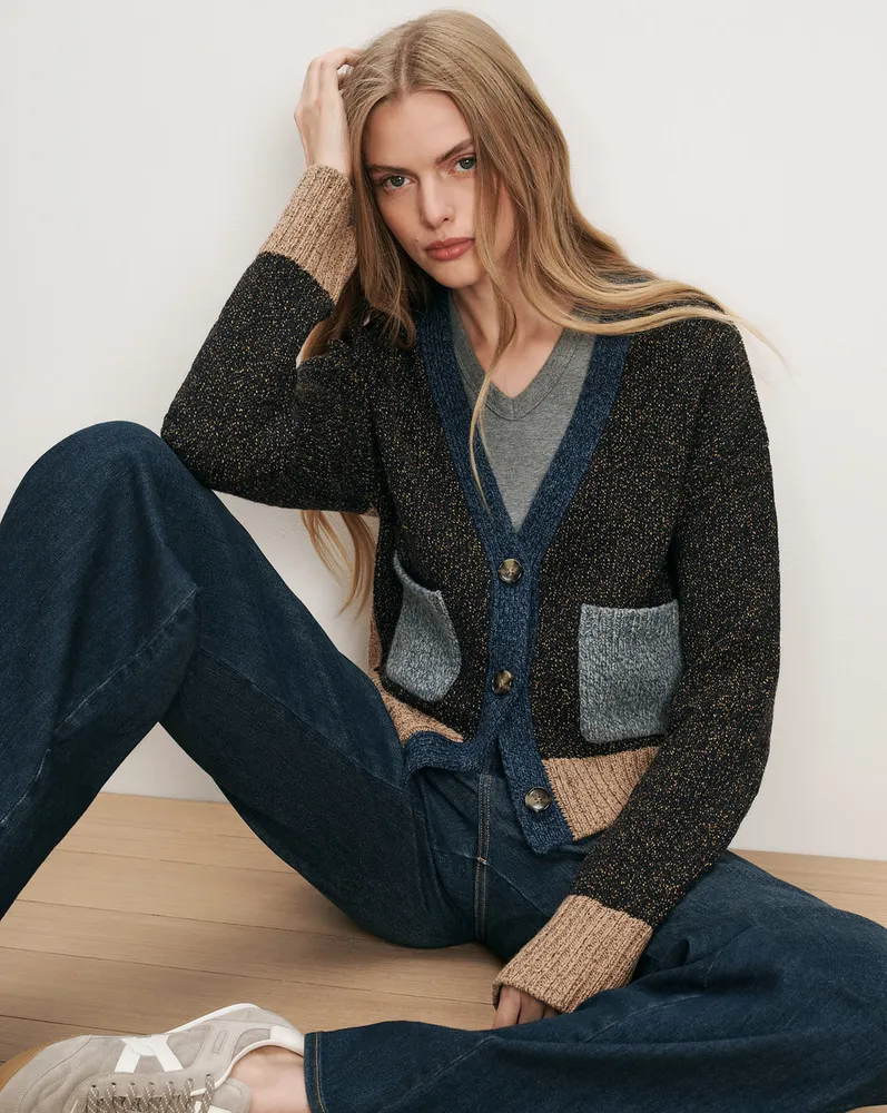 Josiane Color-Block Cardigan