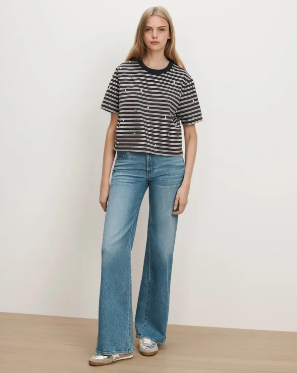 Taylor Mid-Rise Wide-Leg Jean