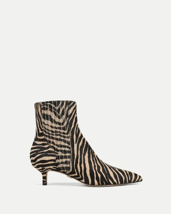Lisa Ziger Kitten-Heel Ankle Boot