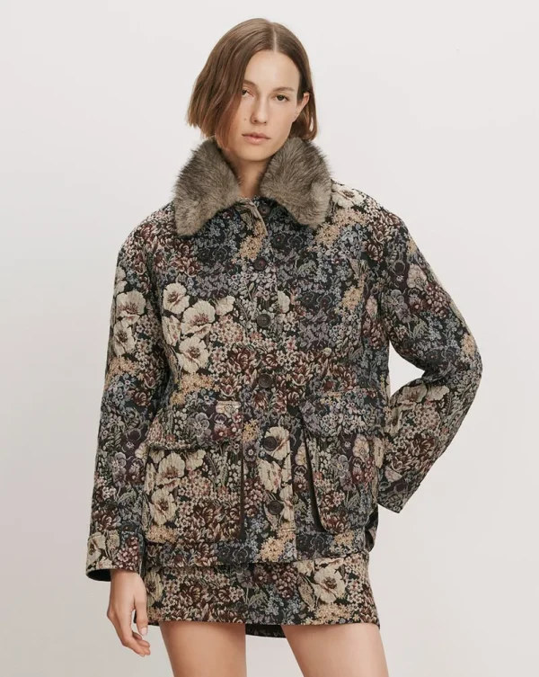Blake Brocade Coat