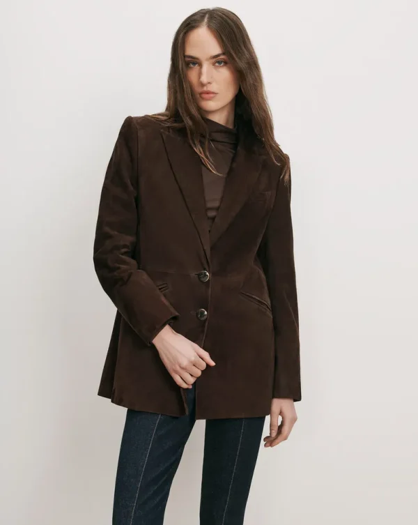 Maci Suede Dickey Jacket