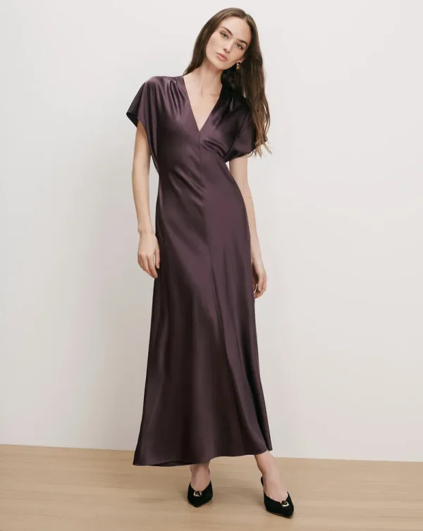 Redgrave V-Neck Midi Dress