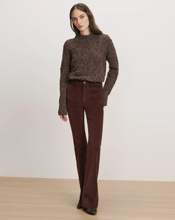 Beverly Corduroy Skinny-Flare Pant
