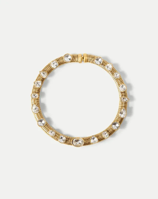 Crystal Tubogas Collar Necklace