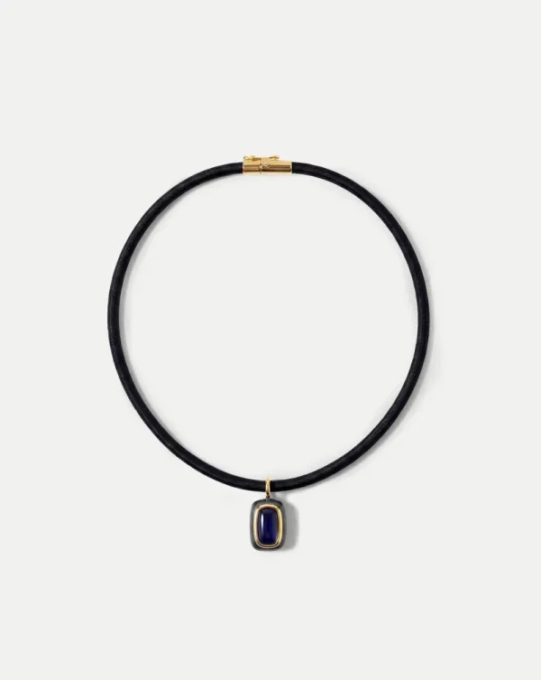 Rectangle Doublet Pendant Necklace