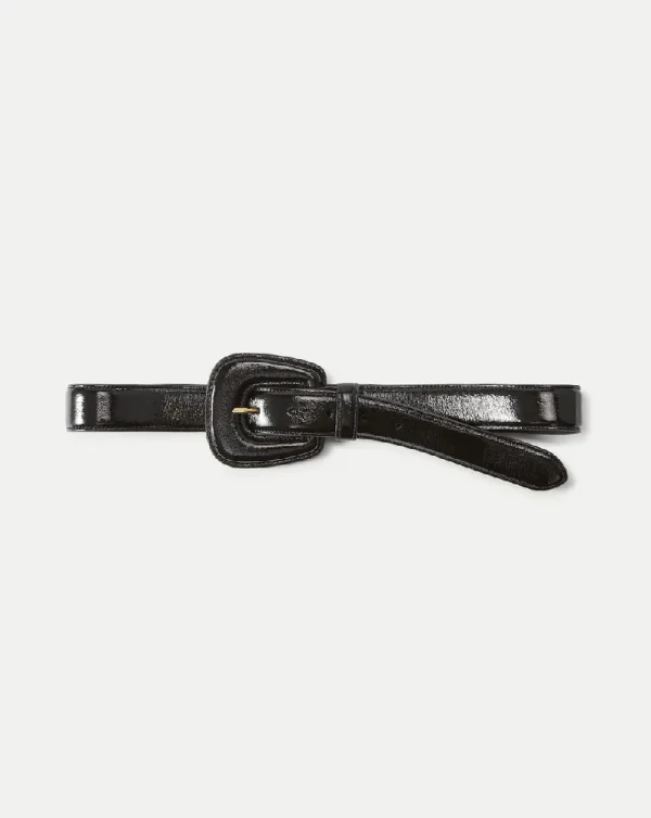 Elsy Leather-Buckle Belt