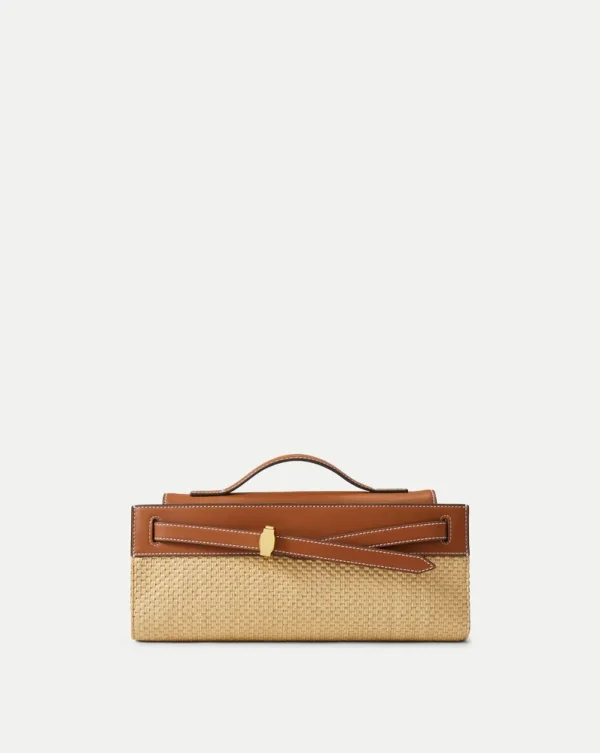 Veronica Beard Raffia Dash Clutch