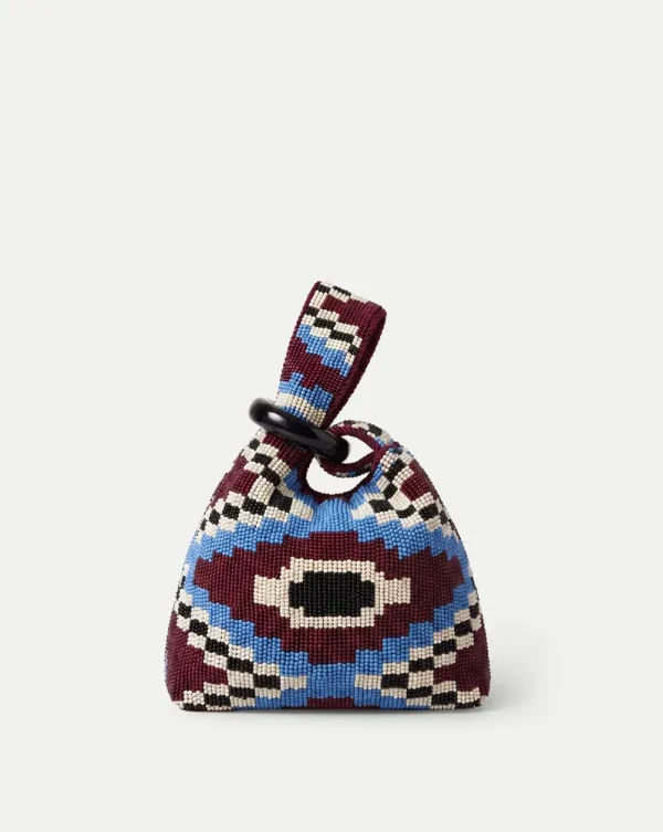 Beaded Veronica Beard Swing Clutch