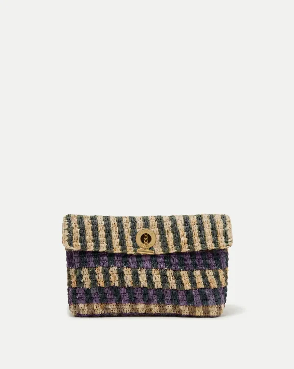 Raffia Anchor Clutch