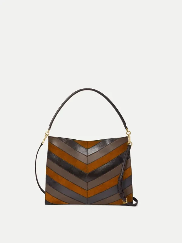 Chevron Vida Shoulder Bag