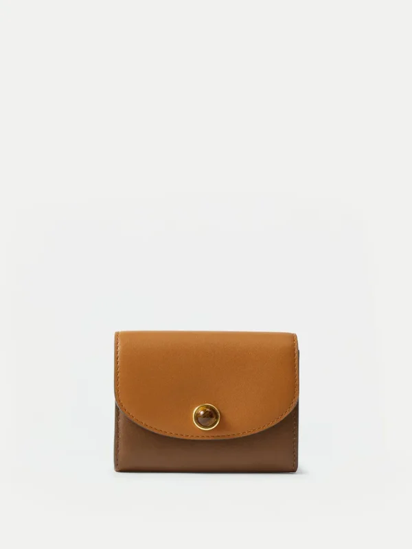 Color-Block Flap Card Holder
