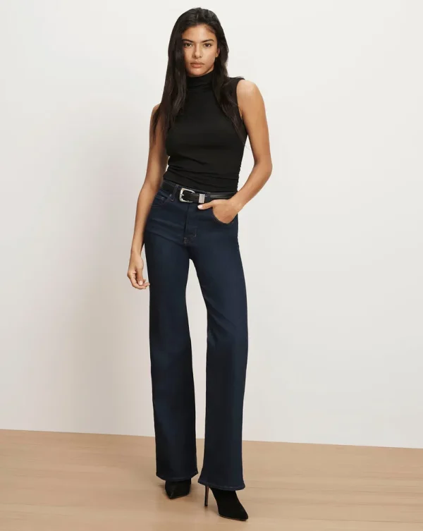 Crosbie Slim Wide-Leg Jean