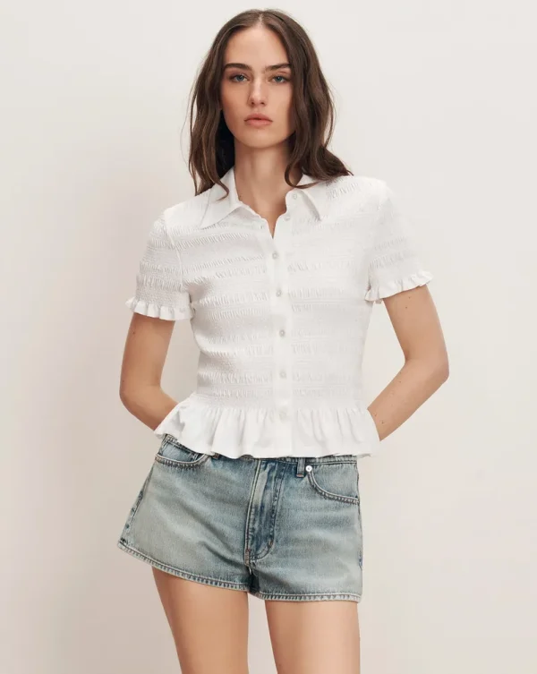 Ellisandra Smocked Top