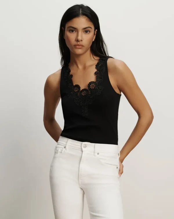 Narcisa Embroidered Tank Top