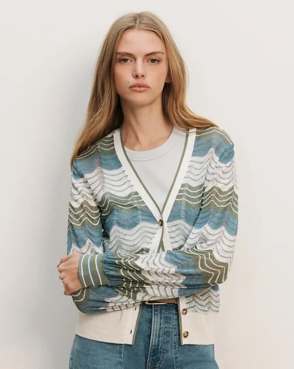 Laurinor Linen-Blend Cardigan