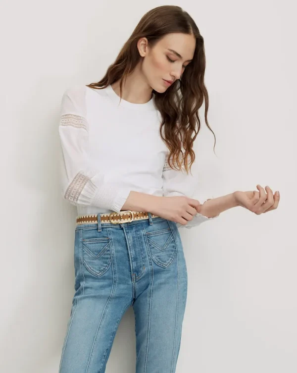 Bellamie Mixed Media Top