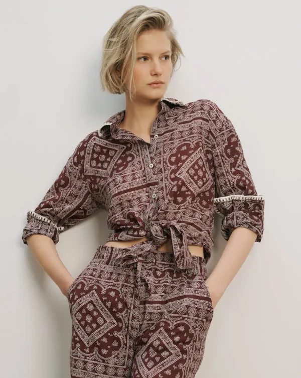 Lloyd Bandana Button-Down Shirt
