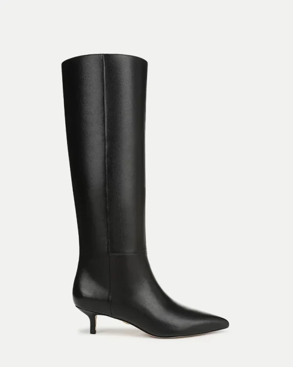 Lisa Kitten-Heel Boot | Wide-Calf