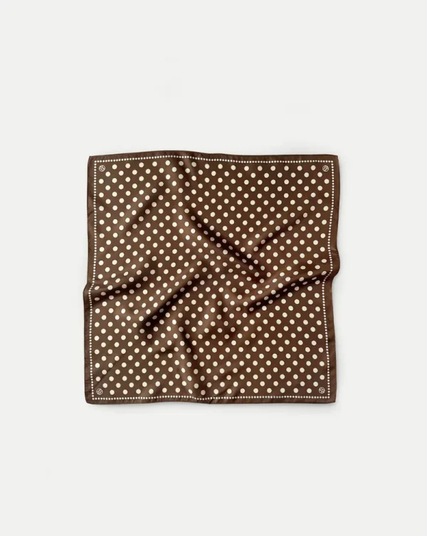 Silk Polka Dot Scarf